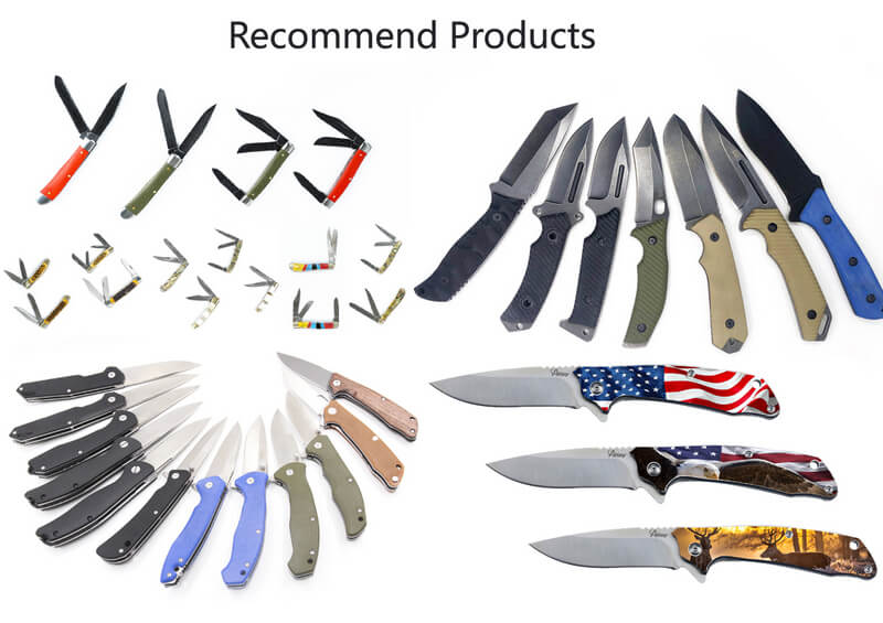 camping survival folding knife 10